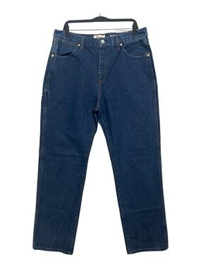 Seager Autry Jeans Men’s 36x31 Blue Medium Wash Straight Leg Utility Denim
